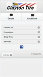 Mobile Screenshot of claytontire.com